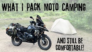 Gear Up For Adventure  Whats In My Panniers How I Pack to Stay Comfortable When Moto Camping [upl. by Eerolam780]