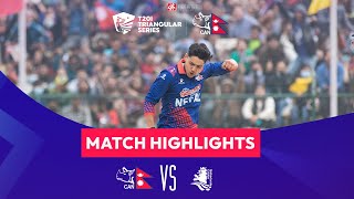 Nepal vs Netherlands  Match Highlights [upl. by Mintz]