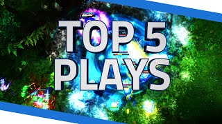 HoN Top 5 Plays 3 Midwars [upl. by Leumel]