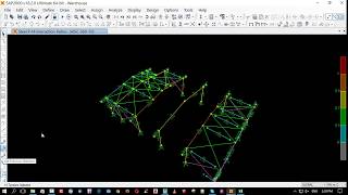 CSi sap2000 steel structure design warehouse 03 [upl. by Coulson]