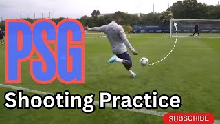 PSG Shooting Session  Finishing Drill Football Soccer mbappe [upl. by Salvay]