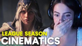 FIRST TIME REACTING to League of Legends Season Cinematics [upl. by Guria]