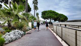 Golfe Juan to Juan les Pins Walking Tour 6 October ProvenceAlpesCôte dAzur France 4K 60fps [upl. by Rory]