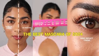 THE BEST MASCARA 2024 High Impact Lash Tutorial for Long amp Voluminous Lashes  Maybelline Firework [upl. by Daiz]