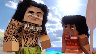 Youre Welcome Disney Moana  Minecraft Animation [upl. by Thaine]