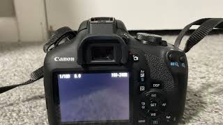 Canon EOS Rebel T72000D1500DKiss X7 Shutter Sound [upl. by Epolulot]