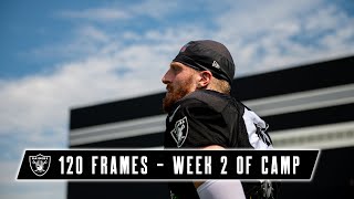 Best SloMo Shots From Week 2 of Raiders 2022 Training Camp  120 Frames  NFL [upl. by Inessa]