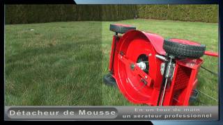 Détacheur de Mousse  scarificateur [upl. by Nytsirhc]