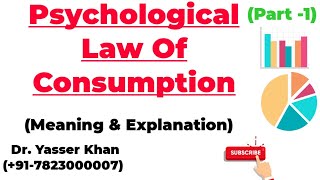 Psychological Law Of Consumption  Meaning Of Psychological Law Of Consumption  Consumption  CUET [upl. by Arais184]