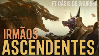 NASUS E RENEKTON A HISTORIA COMPLETA  ft Oásis de Shurima [upl. by Naimed]