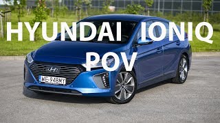 2017 Hyundai IONIQ hybrid DCT  POV test and drive  0100 acceleration  GoPro 5 [upl. by Berkshire]