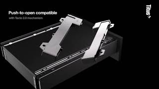 Titus  Tekform Slimline Drawer – new Slimline drawer with enhanced 3D adjustment [upl. by Niltag]