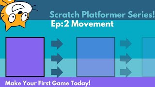 Scratch Platformer Tutorial Series Episode Two Movement [upl. by Rolyt]