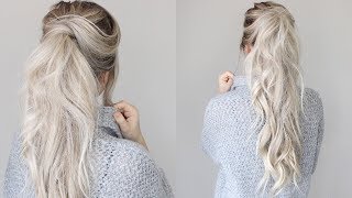 How To Messy Voluminous Ponytail Tutorial [upl. by Prakash179]