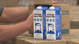 Chobani donates shelfstable product to the Idaho Foodbank [upl. by Wein]