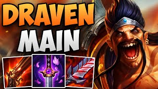 KOREAN CHALLENGER DRAVEN MAIN INSANE SOLO CARRY GAMEPLAY  CHALLENGER DRAVEN ADC GAMEPLAY  1324 [upl. by Anitniuq]