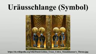 Uräusschlange Symbol [upl. by Ynnohj]