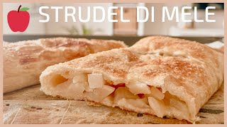 STRUDEL DI MELE E MARMELLATA con pastasfoglia  ricetta facile e veloce [upl. by Otanutrof]