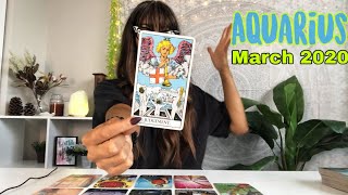 Aquarius EARTH TO AQUARIUS Major Shift Ahead March 2020 [upl. by Korb]