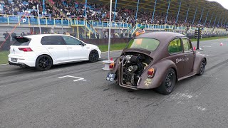 Modified Cars Drag Racing  TURBO Beetle 1800HP Dodge Ram 1050HP Turbo S Brabus E63S 700 [upl. by Tebor]