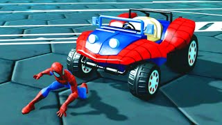 Disney Infinity 20 Showcase Spider Buggy Vehicle Power Disc w Spiderman Free Roam Gameplay [upl. by Htebi87]