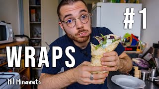 WRAPS 1  REPAS en 5 MINS ultra SIMPLE et DELICIEUX  NilMinamoto [upl. by Sukcirdor]