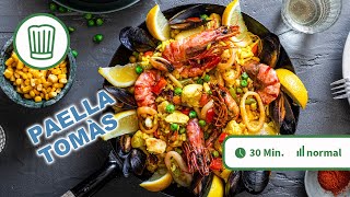 Leckere spanische Paella Tomás selber machen  Chefkoch [upl. by Chaddie]