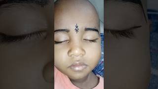 Eyeliner bindi design for baby ❤️ Pottu designs 😍shorts trending viral reels eyeliner bindi [upl. by Adidnere616]