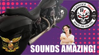 Bassani Xhaust ROAD RAGE 3 21 exhaust system sound clip [upl. by Rieger]