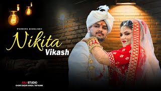 LATEST WEDDING HIGHLIGHTS 2024  NIKITA amp VIKAS  4K VIDEO  MADHANYA  RAJ STUDIO GONDA 7007433686 [upl. by Ahsircal]