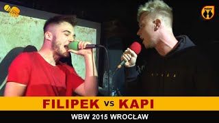 Filipek 🆚 Kapi 🎤 WBW 2015 Wrocław freestyle rap battle [upl. by Haimerej]