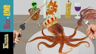 Kluna Tik Incredible Octopus  Kluna Tik Style Dinner 41  ASMR eating sounds no talk [upl. by Odnaloy]