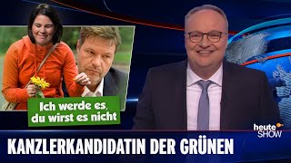 Annalena Baerbock Wird die Grüne zur jüngsten Kanzlerin der Geschichte  heuteshow vom 23042021 [upl. by Gilba]