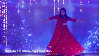 Aaja Nachle amp Ghagra  Solo  Sugandha Wadhwa Sangeet Perfromance [upl. by Ruskin]