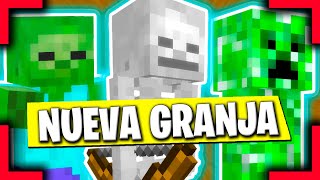 NUEVA Granja de MOBS y XP 121 Minecraft Bedrock [upl. by Cyprian]