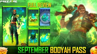 SEPTEMBER BOOYAH PASS PASS FREE FIRE 2024  UPCOMING SEASON 21 SEPTEMBER BOOYAH PASS PASS REVIEW [upl. by Brainard]