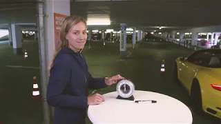 Parking Challenge with Angelique Kerber  Porsche Tennis Grand Prix 2018 [upl. by Ynehteb]