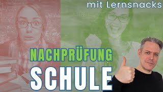 Nachprüfung für Schulabschluss oder Versetzung So kann es klappen lernsnacks schule [upl. by Mussman]