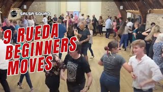 How To Dance Rueda 9 Beginner  Improver moves [upl. by Eendys]