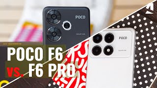 Poco F6 vs Poco F6 Pro Which one to get [upl. by Pears]