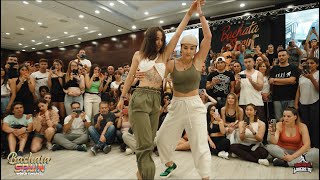 Carlos amp Alejandra  Perdóname  Bachata Dance  Magda amp Valeria [upl. by Kcirddec]