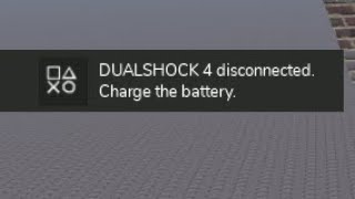 quotDualshock 4 Disconnected Charge the batteryquot [upl. by Einamrej]