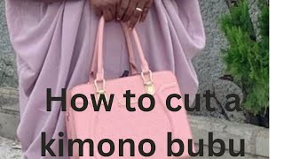 How to cut and sew a cowl kimono bubu gown [upl. by Mays]