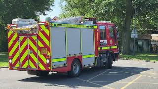 Warwickshire Fire amp Rescue Service Atherstones Iveco Appliance [upl. by Aivartal371]