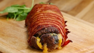 BaconWrapped Burger Roll [upl. by Premer]