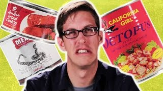 The Weirdest Canned Food Taste Test [upl. by Deland721]