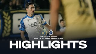 UNION SAINTGILLOISE  CLUB BRUGGE  HIGHLIGHTS  20232024 [upl. by Niroc]