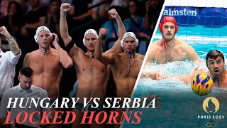 Water Polo Hungary Edge Past Rivals Serbia  Paris Olympics 2024 [upl. by Dynah]