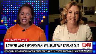 Ashleigh Merchant Trump Lawyer who discovered Fani Willis affair full CNN interview March 19 2024 [upl. by Broeker]