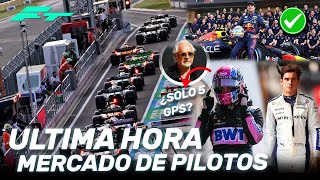 ¡¡ULTIMA HORA MERCADO de PILOTOS CHECO PEREZ ¡RATIFICADO CONTRATO de DOOHAN ¿ANTICIPA COLAPINTO [upl. by Greenlee]